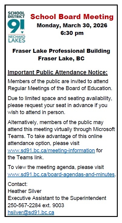 BM Announcement March 30 2026